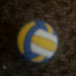 Volleyball croc charm